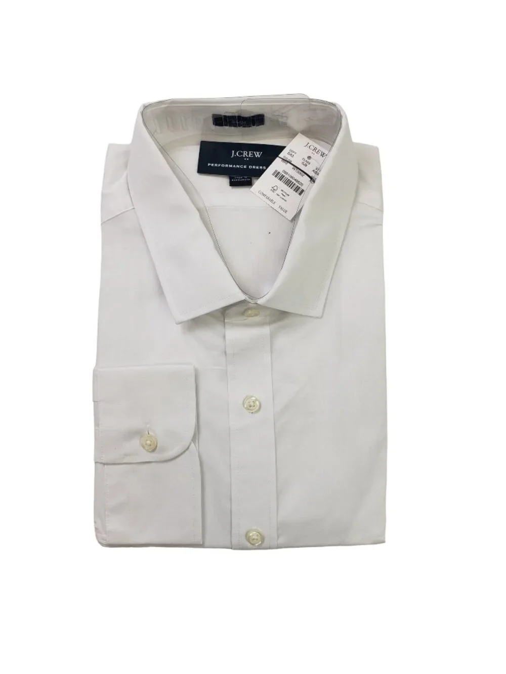 NWT J. Crew Factory Performance Slim Fit Button Down Dress Shirt Size XL